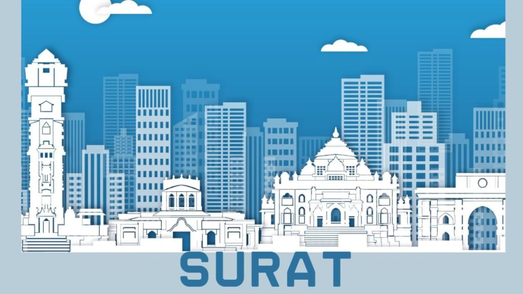 Moving to Surat- Panoramic cityview showcasing the beauty of Surat