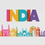 Moving to India- Aerial view of India showcasing its diverse layout, beauty, and scenic landscapes
